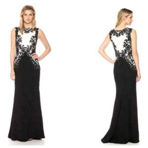 Black and White Lace Gown, 4